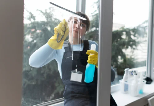 Nettoyage de vitres intérieures et extérieures à Courbépine
